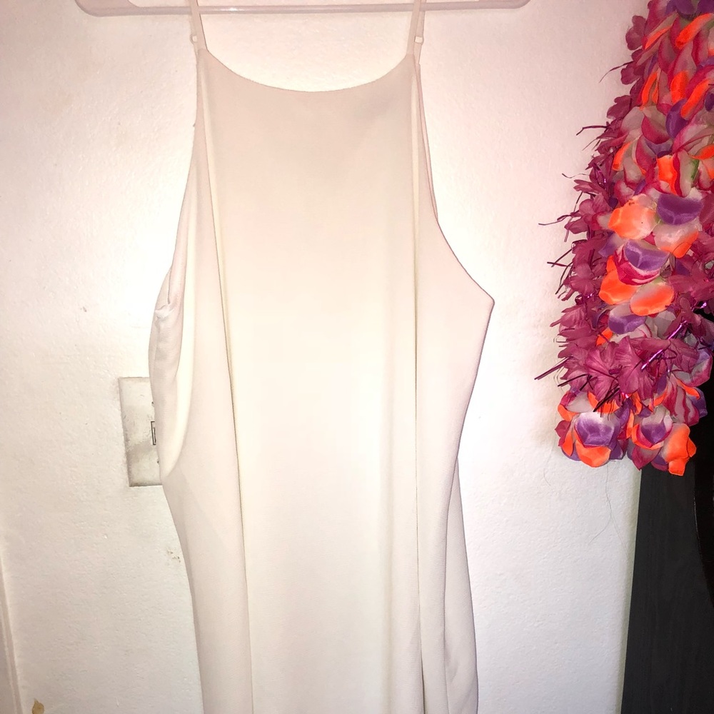 White Flowy dress